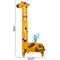 Wooden Giraffe Sensory Wall Game, Activity Toy Growth Chart for Playroom, Nursery, Preschool, and Doctors' Office